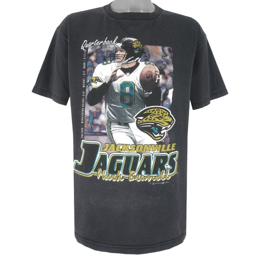 Jacksonville Jaguars Mark Brunell Quarterback T-Shirt with Vintage Logo - Unisex Sport Sweatshirt Hoodie Gift