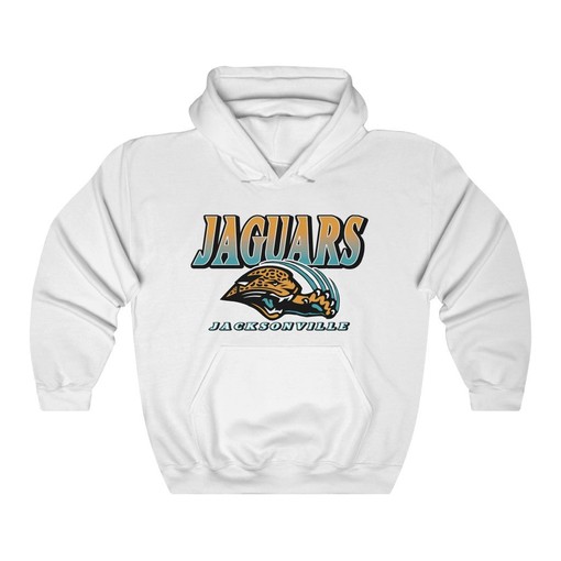 Jacksonville Jaguars Retro 1990s NFL Unisex Hoodie Sweatshirt Sport Shirt with Classic Design
