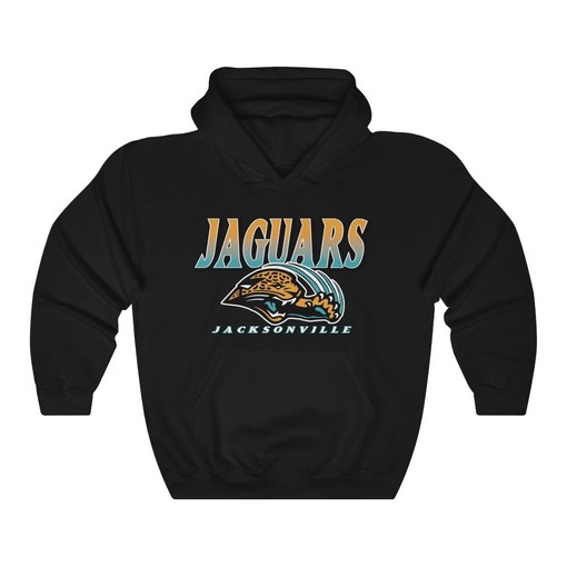 Jacksonville Jaguars Retro 1990s NFL Unisex Hoodie Sweatshirt Sport Shirt with Classic Design - Image 2