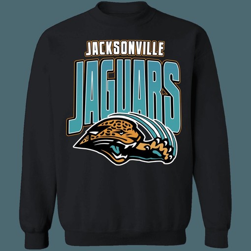 Jacksonville Jaguars Retro NFL American Football Lover Sweatshirt Hoodie with Classic Look - Image 2