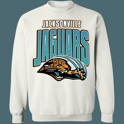 Jacksonville Jaguars Retro NFL American Football Lover Sweatshirt Hoodie with Classic Look - Image 4