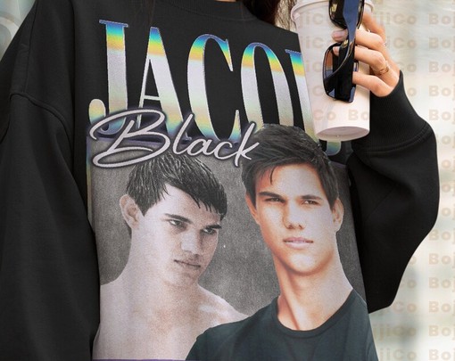 Jacob Black Twilight Sweatshirt, Edward Cullen Shirt, Robert Pattinson Fan Tees, Team Shirt - Image 4