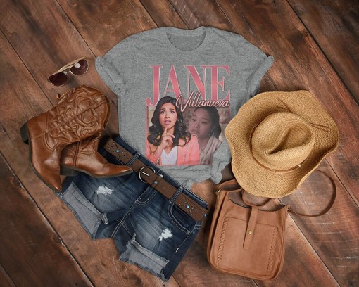 Jane the Virgin T-Shirt, Gina Rodriguez Telenovela Tee, Team Jane and Jane Virgin Shirt, Movie Fans Gifts for Women - Image 3