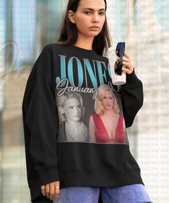 January Jones Vintage Retro Sweatshirt as Betty Draper Homage - Movie Character Shirts