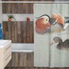 Japanese Style Shower Curtain | Vintage Japanese Design | Eco-Friendly and Waterproof | Perfect Bathroom Accessory
