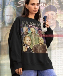 Jason Statham Retro Sweatshirt - Classic Movie T-shirts for Men