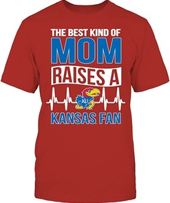 Jayhawks Mom Kansas Jayhawks Shirt - NCAA College Shirts for Women