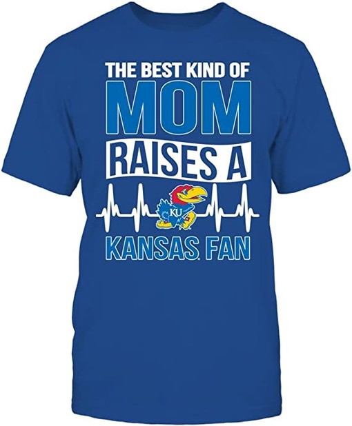Jayhawks Mom Kansas Jayhawks Shirt - NCAA College Shirts for Women - Image 2