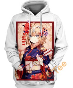 Jeanne-san Fate Grand Order Kimono All Over Print 3D Hoodie
