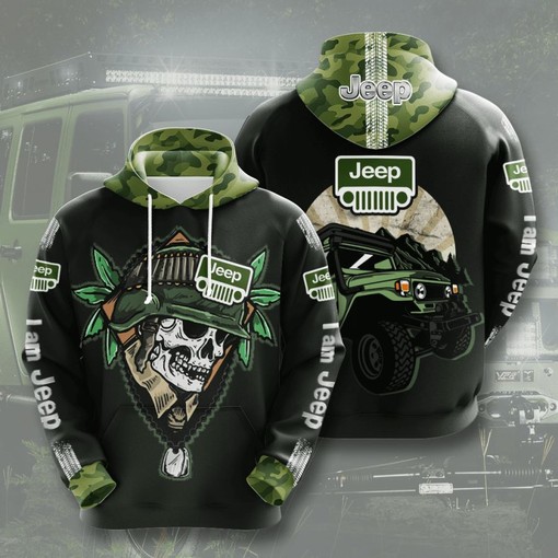 Jeep Off-Road Design All Over Print 3D Hoodie - Men's Custom All Over Print Hoodie