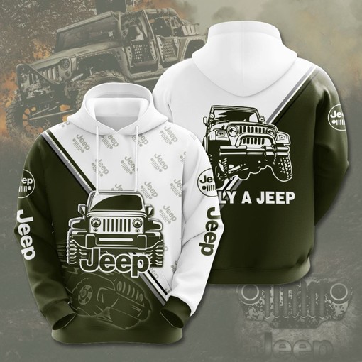 Jeep SUV Fans All Over Print 3D Hoodie - Men's Custom All Over Print Hoodie