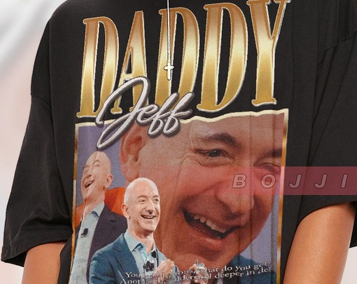 Jeff Bezos Laughing Shirt, Entrepreneur Gift, Retro 90s Sweater, Daddy You Load 16 Tons Quote Tshirt - Image 2