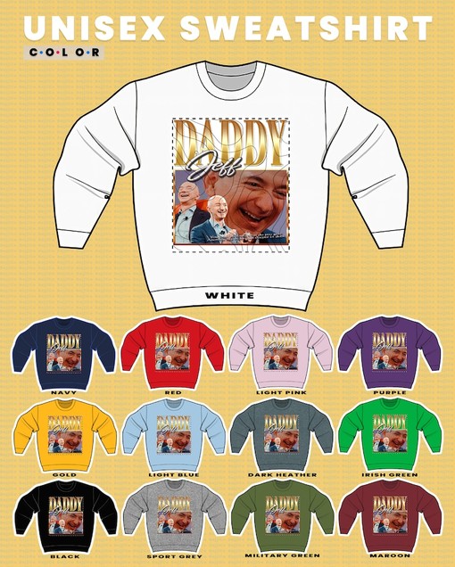 Jeff Bezos Laughing Sweatshirt - Funny Movie Shirts for Men - Image 3