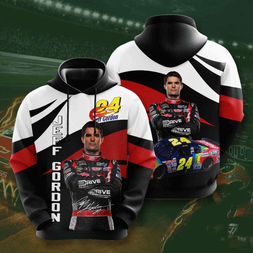 Jeff Gordon Racing Fans All Over Print 3D Hoodie - Men's Custom All Over Print Hoodie
