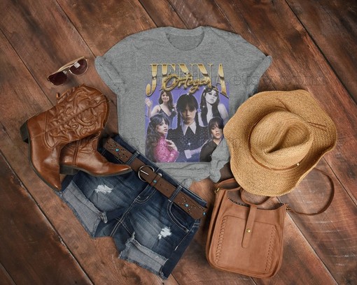 Jenna Ortega Movie Shirts, Jenna Marie Ortega Jane Virgn Tshirt, Stuck Middle Retro 90s Sweater - Image 3