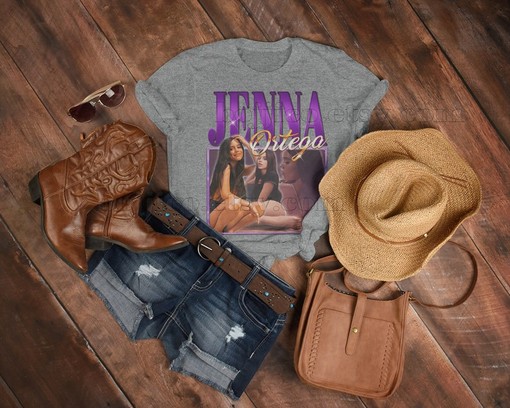 Jenna Ortega Movie Shirts, Jenna Marie Ortega Jane Virgn Tshirt, Stuck Middle Retro 90s Sweaters - Image 3