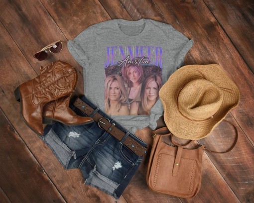 Jennifer Aniston Friends Vintage Tee featuring Jennifer Aniston, Courteney Cox, Lisa Kudrow, Matt LeBlanc - Image 3