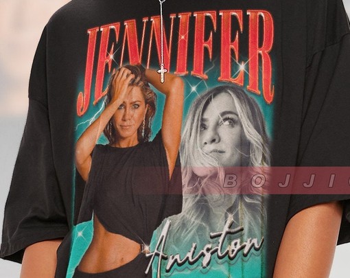 Jennifer Aniston Vintage T-Shirt Collection featuring Jennifer Aniston, Courteney Cox, Lisa Kudrow, Matt LeBlanc - Image 2