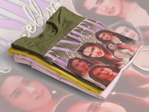 Jennifer Connelly Movie Shirts, Jennifer Connelly Vintage Shirt, Homage Shirt Retro 90s Tee, Jennifer Connelly Fan Gift - Image 4