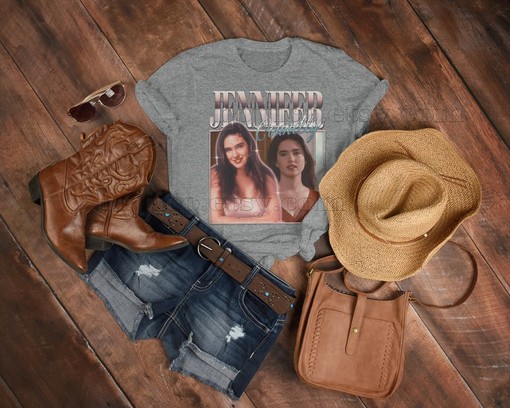 Jennifer Connelly Movie Shirts, Jennifer Connelly Vintage Shirt, Homage Shirt Retro 90s Tee, Jennifer Connelly Fan Gifts - Image 3