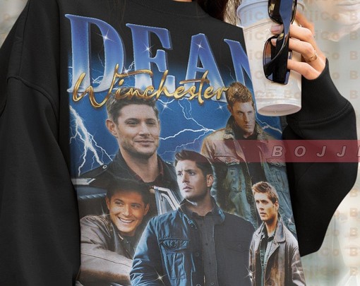 Jensen Ackles Actor Retro Shirt Minimalist Movie Shirt for Women - Image 2