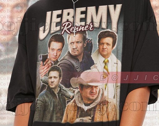 Jeremy Renner Hawkeye Retro 90s Sweater, MCU Fan Tees, Retro Shirt, Retro Film Tshirt - Image 2