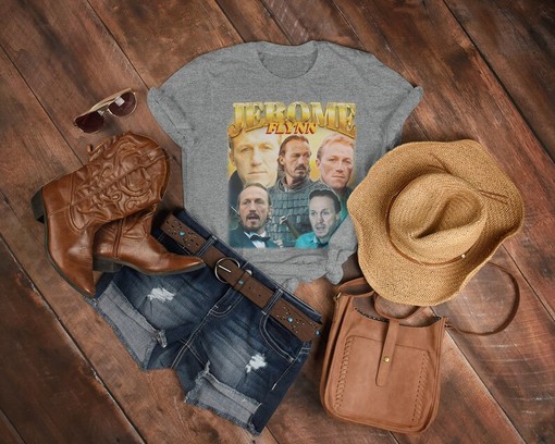 Jerome Flynn Movie Shirts, JEROME PATRICK FLYNN Vintage Shirt, Homage Tshirt Retro 90s, Fan Tees, Merch Gift - Image 3