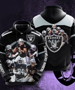 Jersey Pattern Las Vegas Raiders All Over Print 3D Hoodie