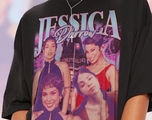 Jessica Darrow Movie Shirts, Jessica Darrow Vintage Unisex Tees, Actress and Singer, Darrow Voice Actress Animation - Image 2