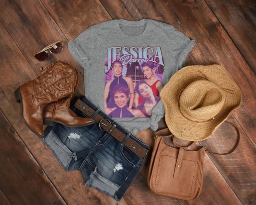 Jessica Darrow Movie Shirts, Jessica Darrow Vintage Unisex Tees, Actress and Singer, Darrow Voice Actress Animation - Image 3