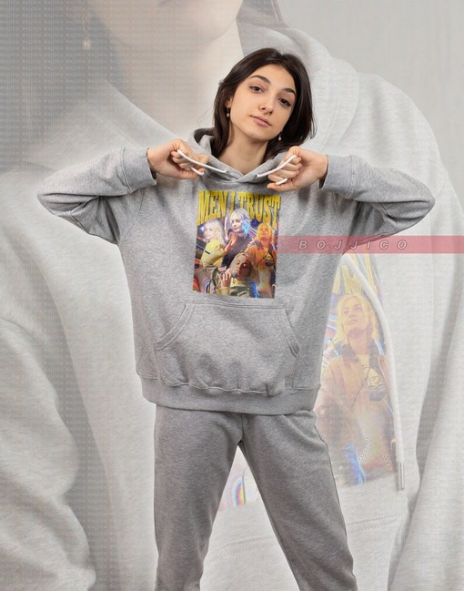 Jessy Caron Men I Trust Homage Sweatshirt - Quebecois Indie Band Jumper and Vintage Sweater - Image 2