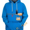 Jiji Cat All Over Print 3D Hoodie
