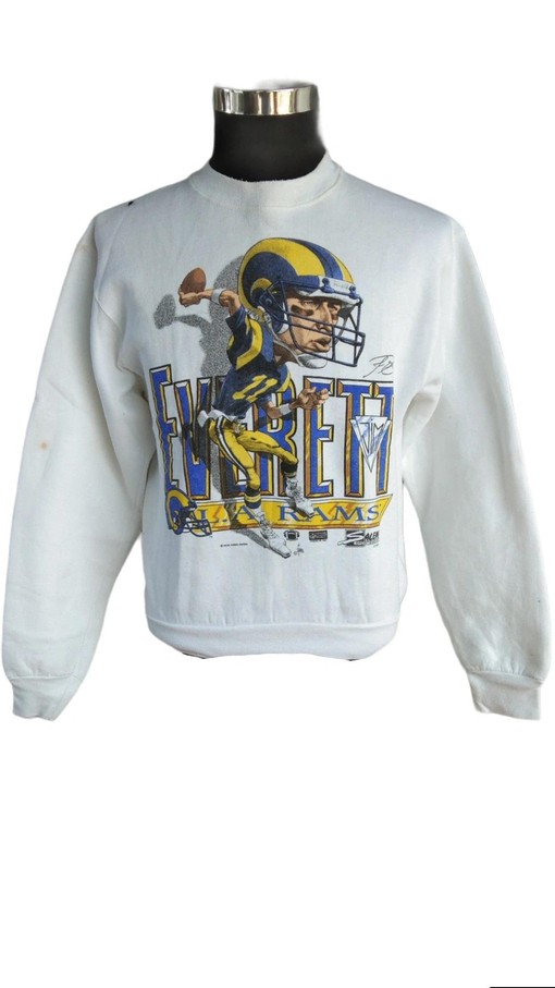 Jim Everett L. A Rams NFL Sweatshirt T-shirt - Perfect for NFL Fans and Ideal Gift with sport shirts unisex
