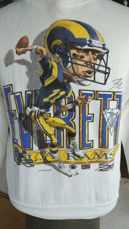 Jim Everett L. A Rams NFL Sweatshirt T-shirt - Perfect for NFL Fans and Ideal Gift with sport shirts unisex - Image 2