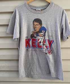 Jim Kelly Buffalo Bills Vintage Style Bobble Head Sweatshirt T-shirt - Ideal Gift for Fans - Sport Shirts Girls