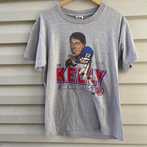 Jim Kelly Buffalo Bills Vintage Style Bobble Head Sweatshirt T-shirt - Ideal Gift for Fans - Sport Shirts Girls