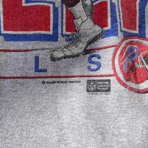 Jim Kelly Buffalo Bills Vintage Style Bobble Head Sweatshirt T-shirt - Ideal Gift for Fans - Sport Shirts Girls - Image 2
