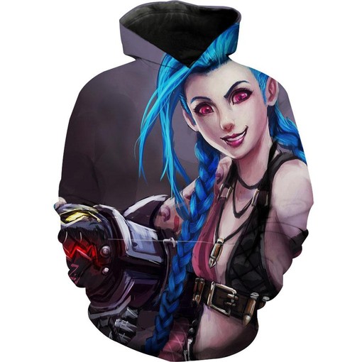 Jinx The Loose Cannon 3D Hoodie - Women's All Over Print Hoodies for Women