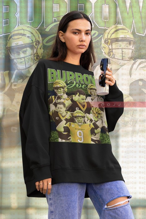Joe Burrow Vintage Sweater - Movie Shirts for Men