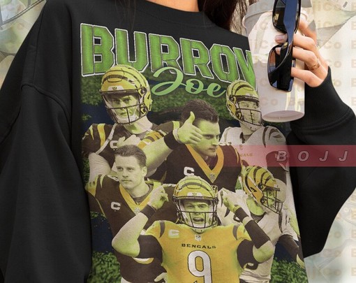 Joe Burrow Vintage Sweater - Movie Shirts for Men - Image 4