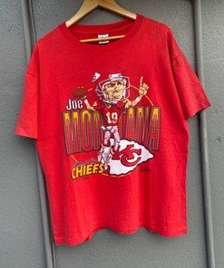 Joe Montana Chiefs NFL 1993 Sweatshirt T-shirt - Vintage Style and Ideal Gift for NFL Fans with state university shirt