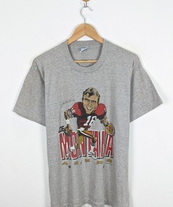 Joe Montana San Francisco 49ers Vintage Style Sweatshirt T-shirt - Ideal Gift for Fans - American University T Shirt