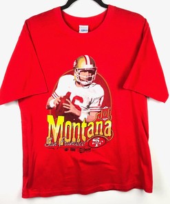 Joe Montana Sf 49Ers Sweatshirt T-shirt - Perfect for NFL Fans and Ideal Gift with sport shirts unisex