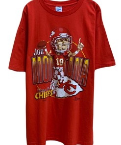 Joe Montana Vintage Style NFL Sweatshirt T-shirt - Ideal Gift for NFL Fans