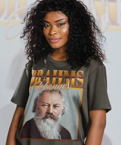 Johannes Brahms Composer Shirt - Lullaby and Cradle Song Tee