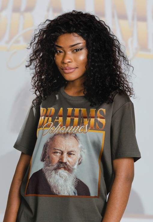 Johannes Brahms Composer Shirt - Lullaby and Cradle Song Tee