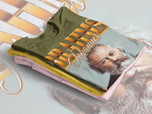 Johannes Brahms Composer Shirt - Lullaby and Cradle Song Tee - Image 4
