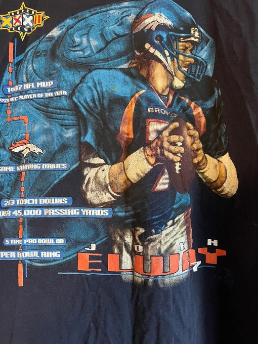 John Elway Player Vintage Style Sweatshirt T-shirt, NCAA Football Teams Gifts for Fans - Image 2