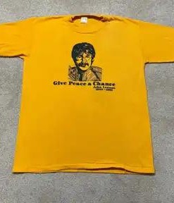 John Lennon Beatles Vintage Peace Memorial Graphic T-Shirt Sweatshirt Pullover Hoodie