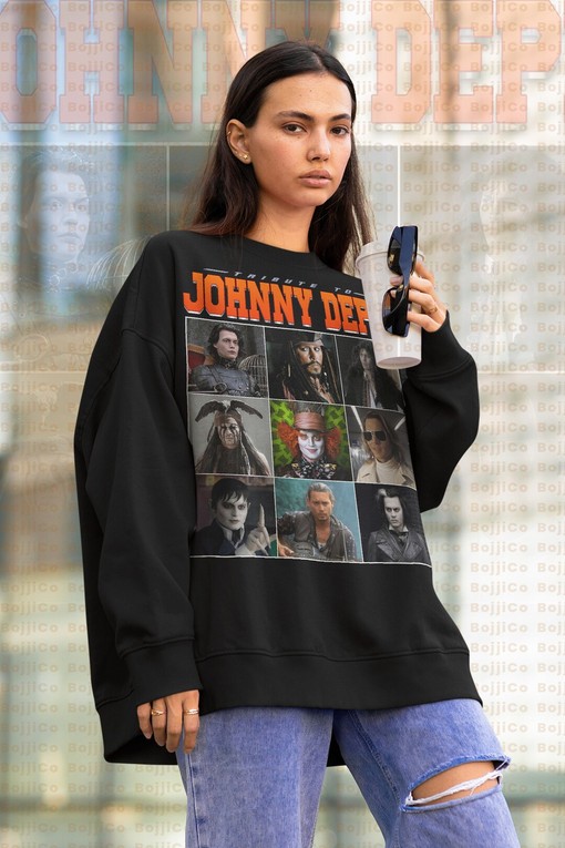 Johnny Depp Fans Gift, Paying Tribute with Justice Sweatshirt